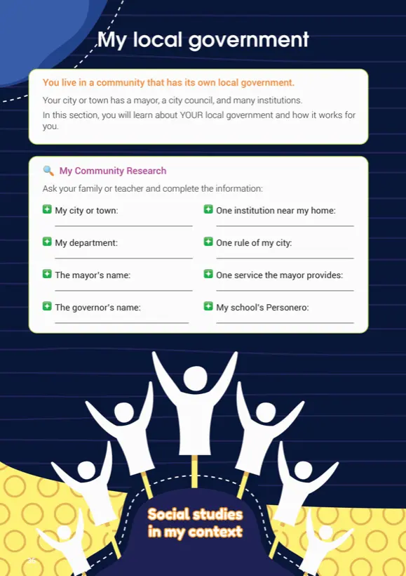 Social studies in my context: my local government community research